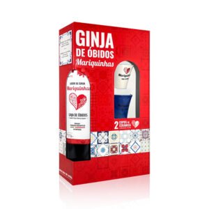 Coffret Ginja Mariquinhas avec 2 verres